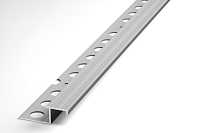 Профиль плиточный угловой для ступеней алюминий ПУ 17