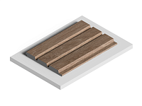 Панель LV124 BR416 HI WOOD 120,0мм х 12,0мм х 2,7м. Панель LV124 BR416 HI WOOD 120,0мм х 12,0мм х 2,7м.