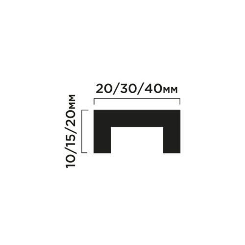 LB30 Молдинг ПОЛИСТИРОЛ HI WOOD 30мм х 15мм х 2,0м.
